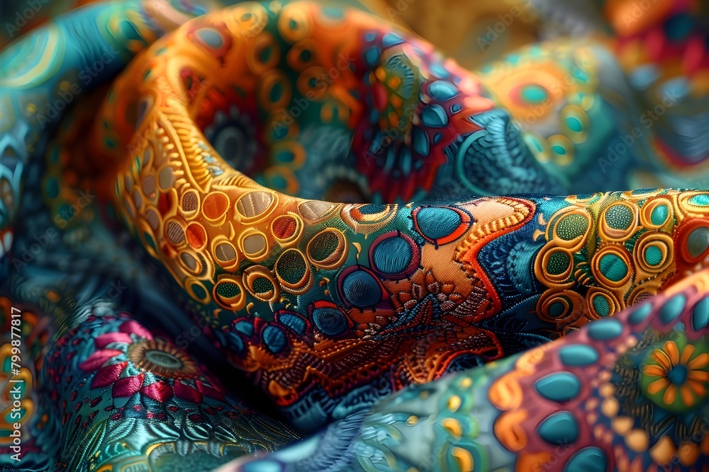 Poster endless possibilities:dynamic patterns ready to transform your designs into works of art