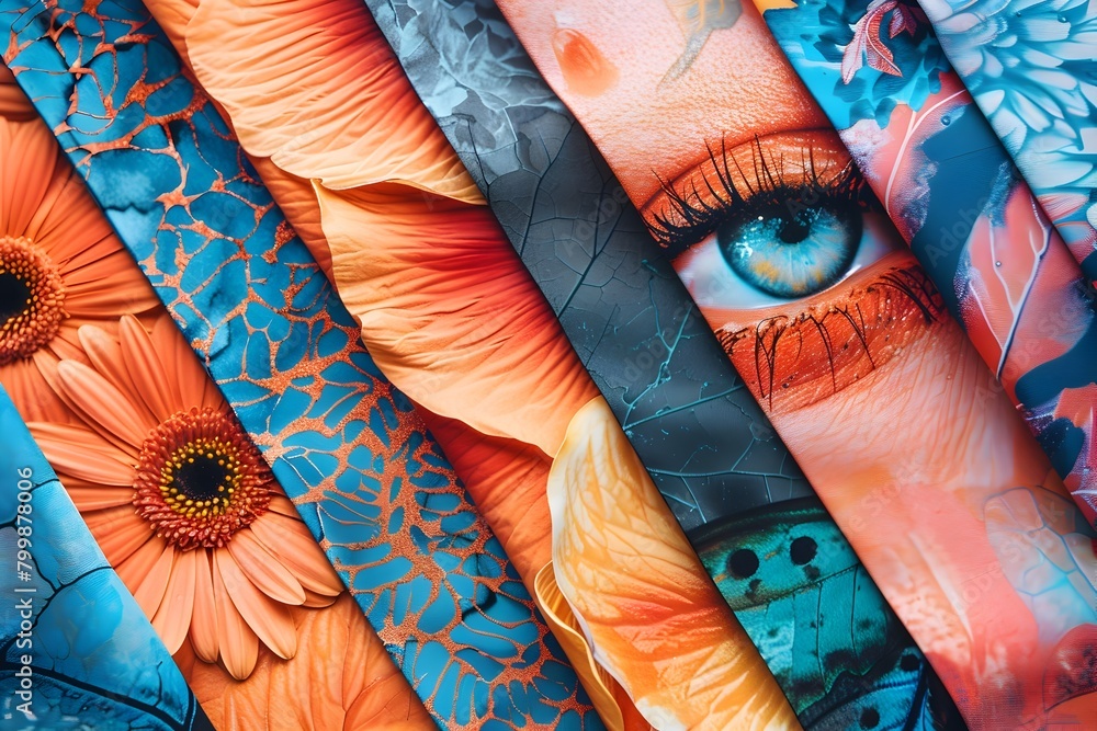 Poster vibrant digital art composition with captivating patterns and energetic designs for backgrounds and 