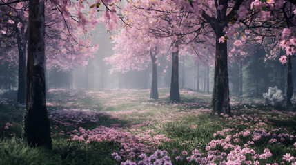 cherry blossom tree park