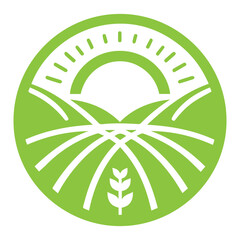 agriculture field vector