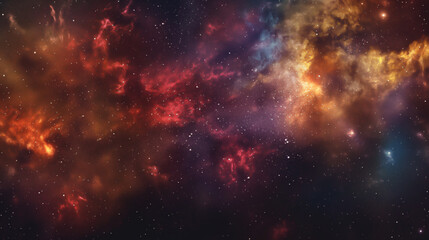 huge nebula in space