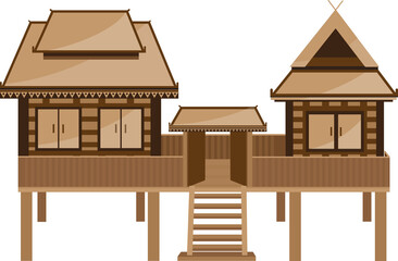 Ancient Thai style house