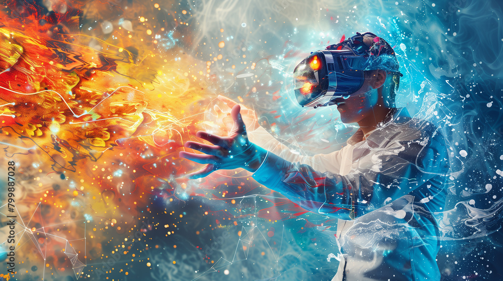 Poster a smartphone is transforming into a wearable device seamlessly, representing the continuous evolutio