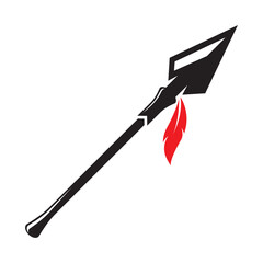 gladiator spearhead logo design