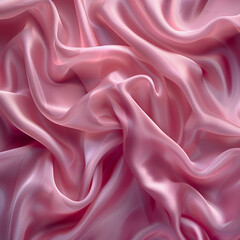 Obraz premium Pink silk background. Wavy pink fabric texture. Abstract soft pink backdrop