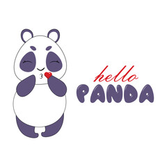 National Panda Day design. eps 10