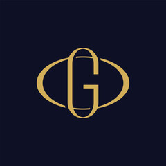 Sophisticated initial letter OG logo vector for elegant branding and design
