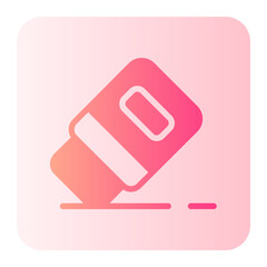 eraser gradient icon