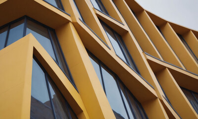 Yellow Building Facade