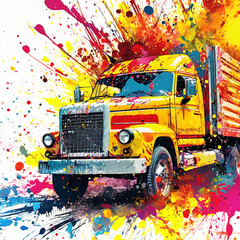 Vibrant truck