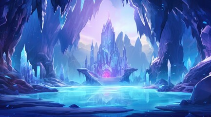 Enchanted Crystal Ice Cave
