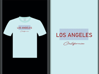 Los Angels T-Shirt Vector Design