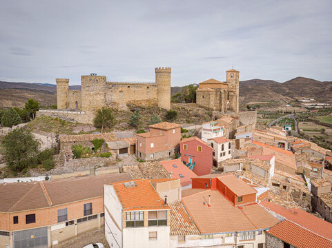 castillo de Cornago, siglo XIII, Cornago, La Rioja , Spain, Europe