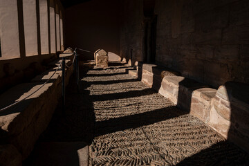 Portaliello de Gonzalo de Berceo ,Monasterio de Suso, San Millán de la Cogolla, La Rioja, Spain