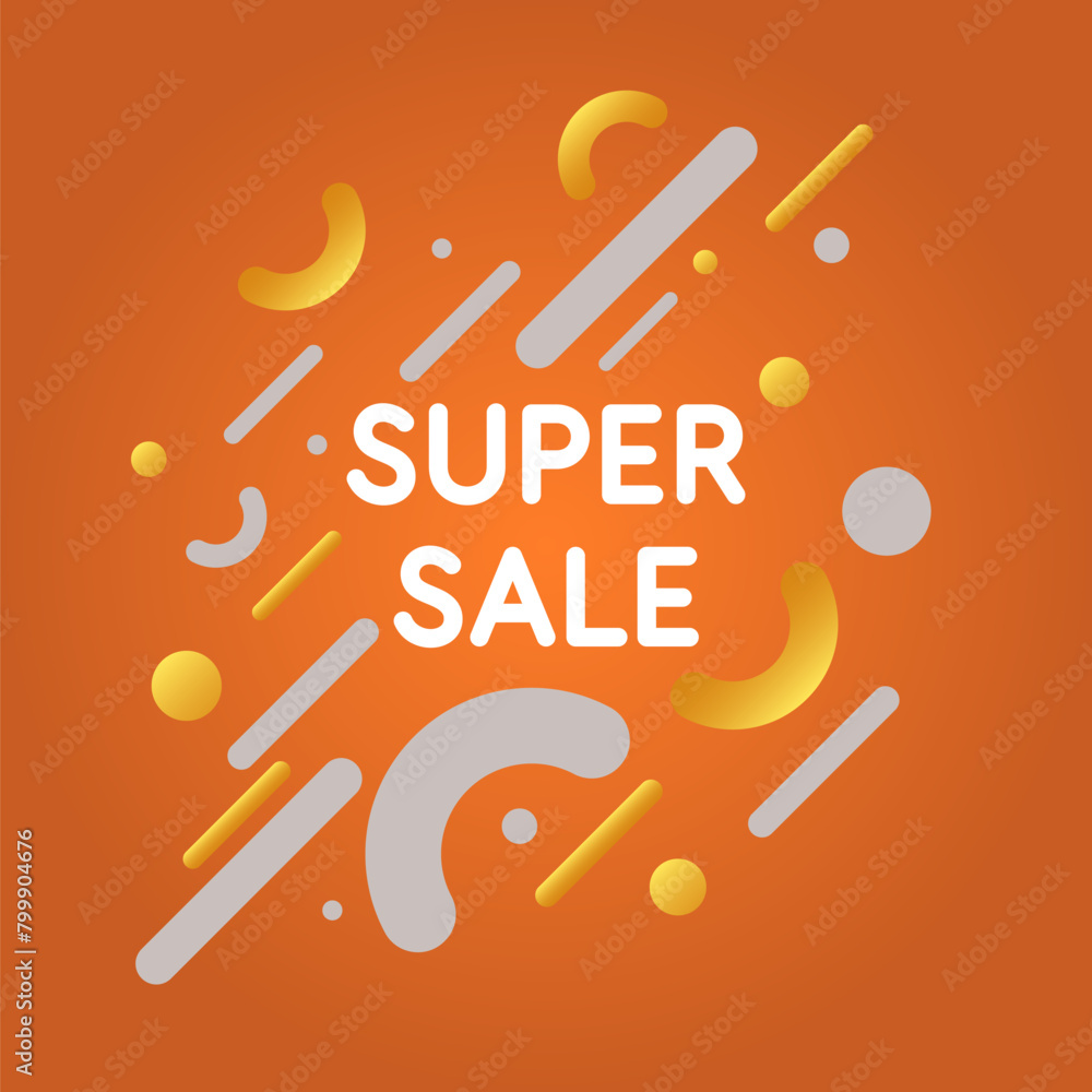 Poster abstract composition with dynamic and geometric shapes. modern template for advertising, vector back