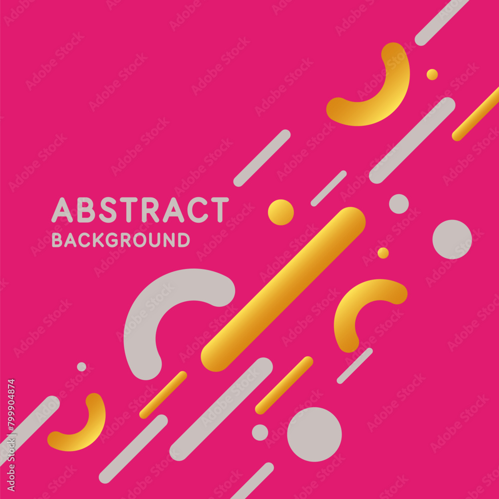 Poster abstract composition with dynamic and geometric shapes. modern template for advertising, vector back