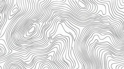 Abstract topographic lines creating a mesmerizing landscape - obrazy, fototapety, plakaty