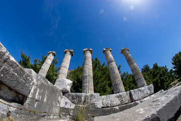 Today, the Ancient City of Priene Is on the Southern Skirts of Mykale Mountain