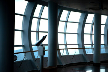 The interior of the observatory