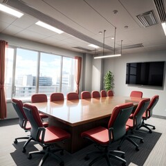 オフィスの会議室