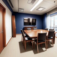 オフィスの会議室