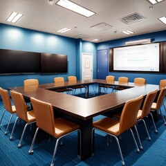 オフィスの会議室