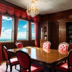 オフィスの会議室