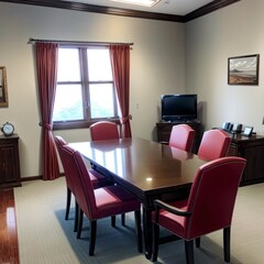 オフィスの会議室