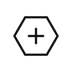 Obraz premium Propolis isolated icon, honey cosmetics vector symbol with editable stroke