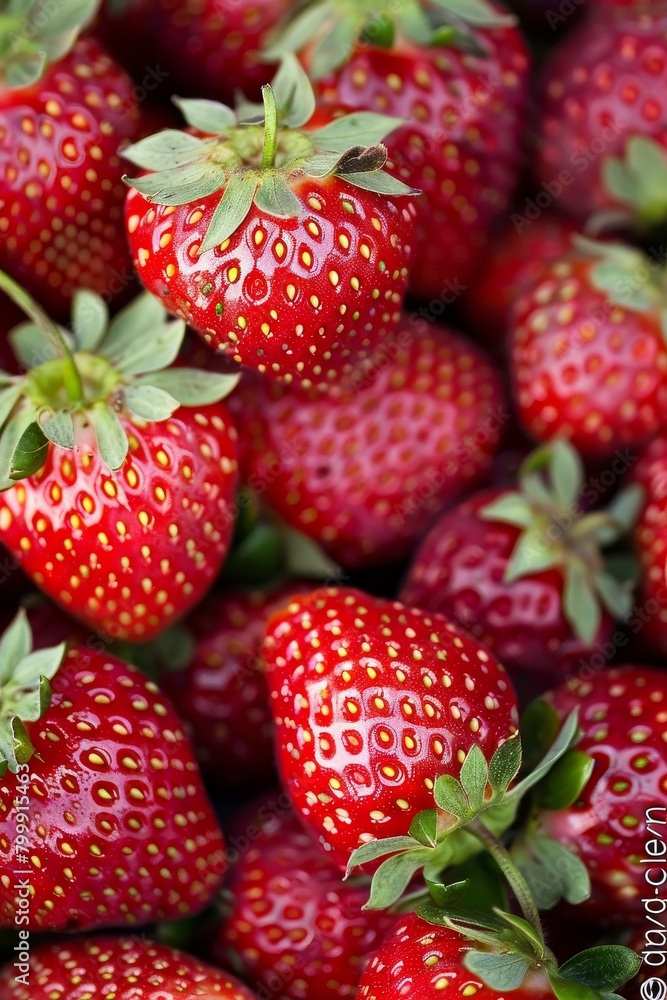 Wall mural strawberry