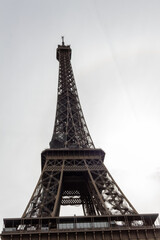 eiffel tower city in summer