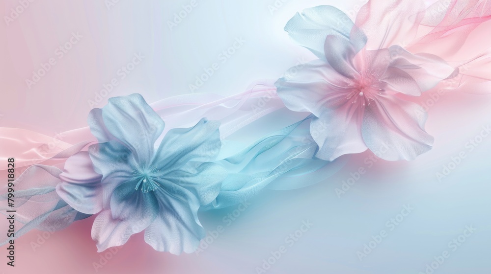 Poster abstract background with a pink and blue color gradient