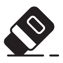 eraser glyph icon