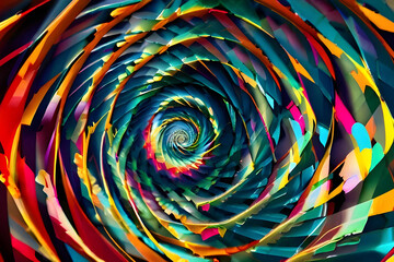 Dotted spiral vortex