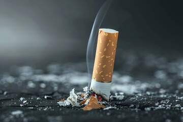 street cigarette butts