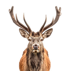 PNG - photo of portrait red deer isolated transparent background