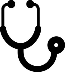 stethoscope icon, pictogram