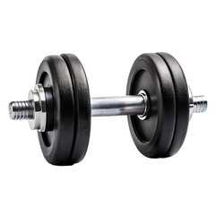 Fototapeta premium drumbbell isolated on transparent background. AI Generative