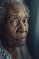 Obraz premium Portrait of an elderly woman