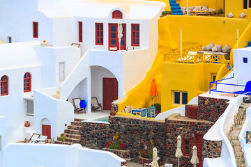 Oia houses in Santorini, Greece