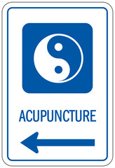 Hospital way finding sign acupuncture