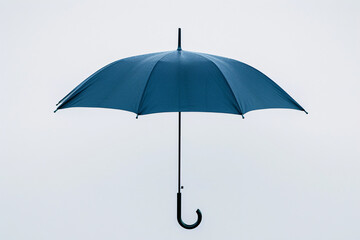 Elegant Wet Umbrella Isolated on White background