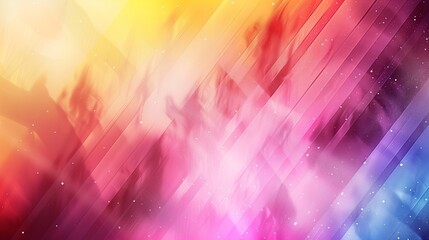Vibrant abstract gradient background with diagonal stripes and subtle light effects.