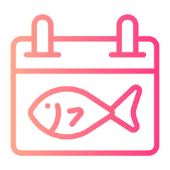 calendar gradient icon