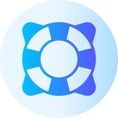 life saver gradient icon