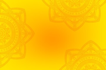 Indian Art Background Yellow with flower pattern Indian background -  Indian pattern background -  Indian art background- Indian Festival
