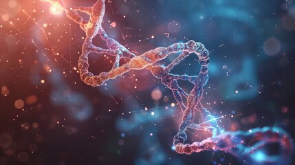 colorful abstract medical structure background - vibrant illustration of 2d anatomy concept for healthcare and science designs