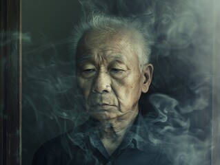 Portrait of an elderly man