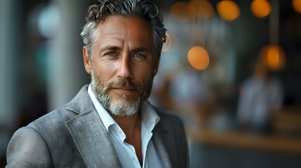 Successful Corporate Professional with a Poised and Approachable Aura