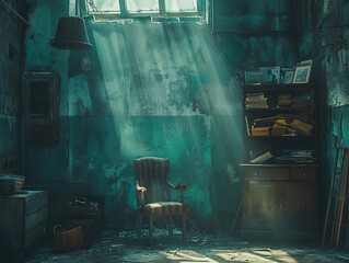 Creativity and artistic inspiration, interior of the house